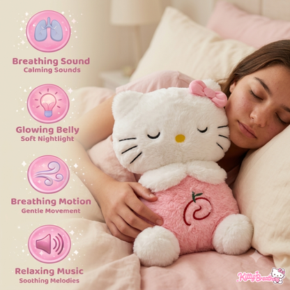 Breathing Kitty Plush for Anxiety